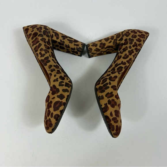 Merona Leopard Print Chunky Heels, Size 8.5 - Picture 5 of 8